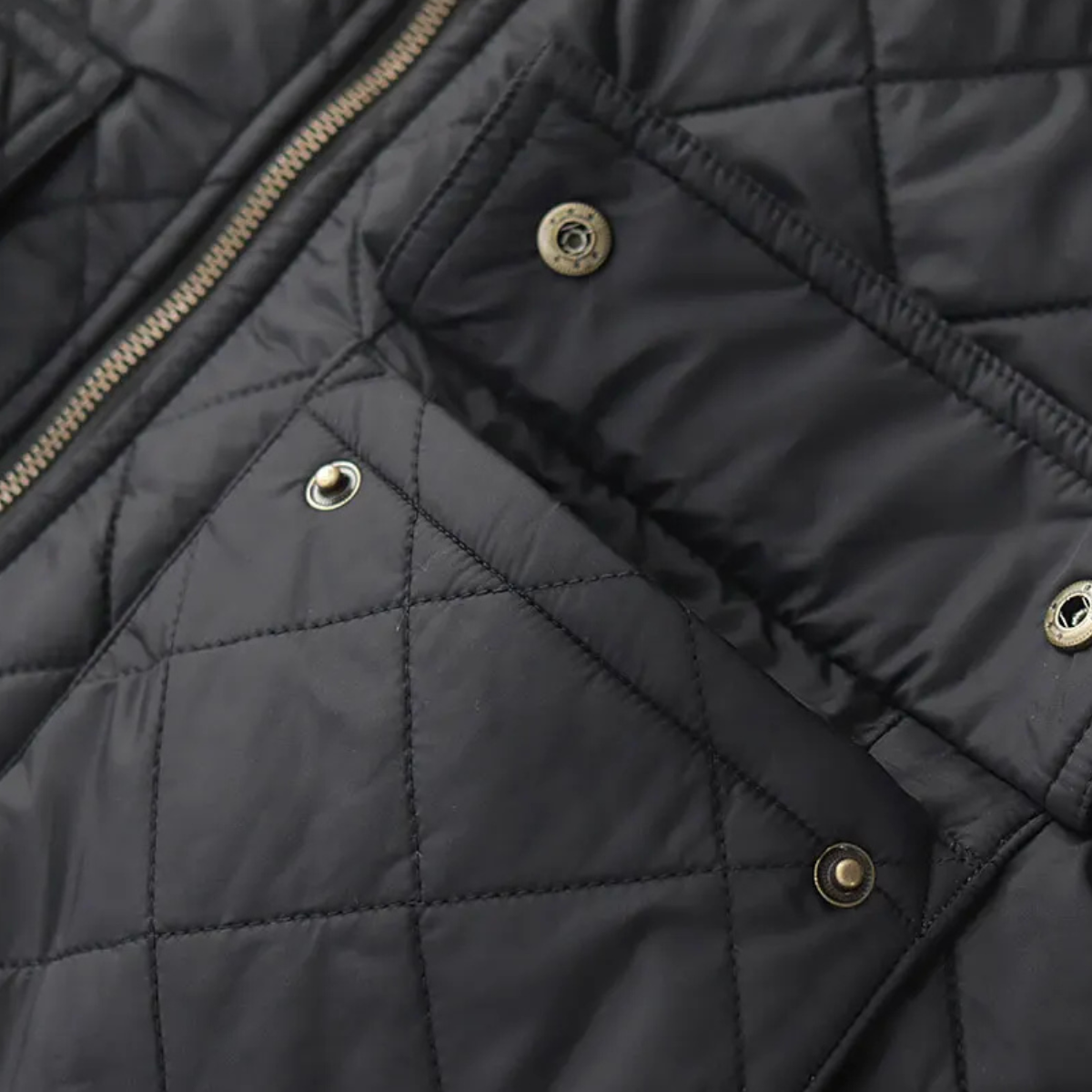 The Trouville Retro Quilted Winter Bomber Men’s Jacket