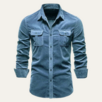The Norwick Casual Button Down Men’s Corduroy Shirt