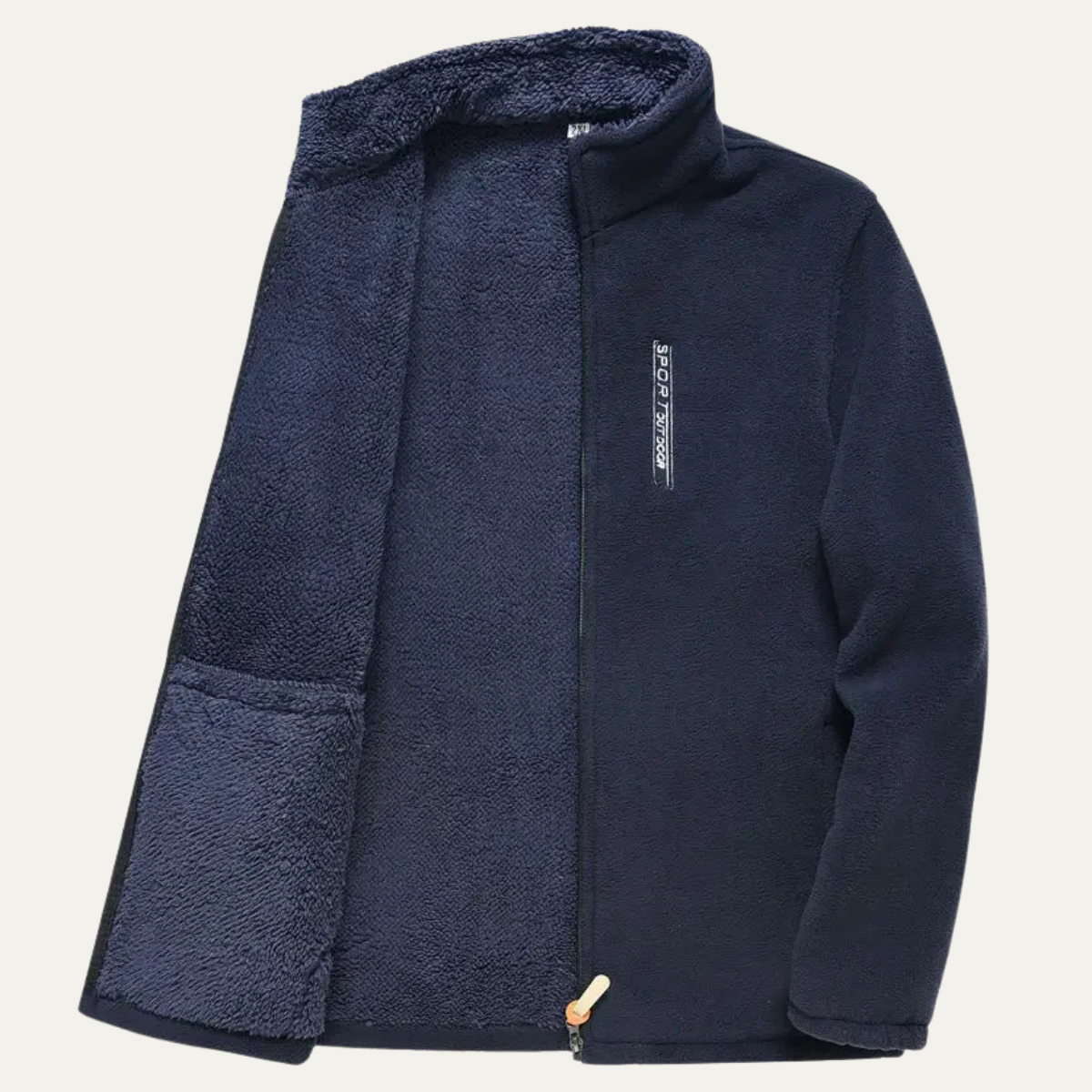 The Otranto Thermal Fleece Zip Up Outdoor Men’s Jacket with Pockets