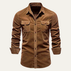 The Norwick Casual Button Down Men’s Corduroy Shirt