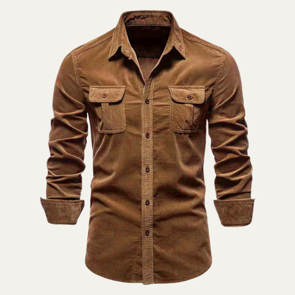 The Norwick Casual Button Down Men’s Corduroy Shirt