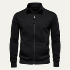 The Carmarthen  Zip Up Casual Cotton Men's Jacket with Pockets