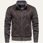 The Angera Casual Winter Knit Zip Up Men’s Jacket