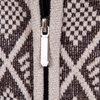 The Arezzo Men’s Smart Casual Diamond Patterned Knit Jacket