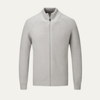 Men’s Merino Wool Zip Cardigan Warm Knitted Jumper