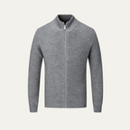 Men’s Merino Wool Zip Cardigan Warm Knitted Jumper