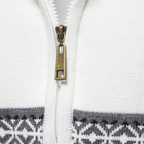 The Chatsworth Men's Quarter Zip Cotton Jumper – Fair Isle Knit
