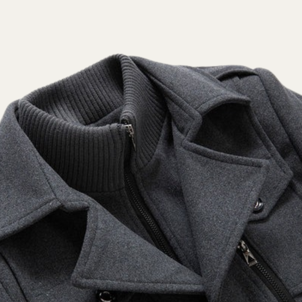 The Aberdeen Wool Blend Double Layer Men’s Coat