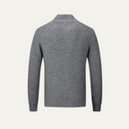 Men’s Merino Wool Zip Cardigan Warm Knitted Jumper