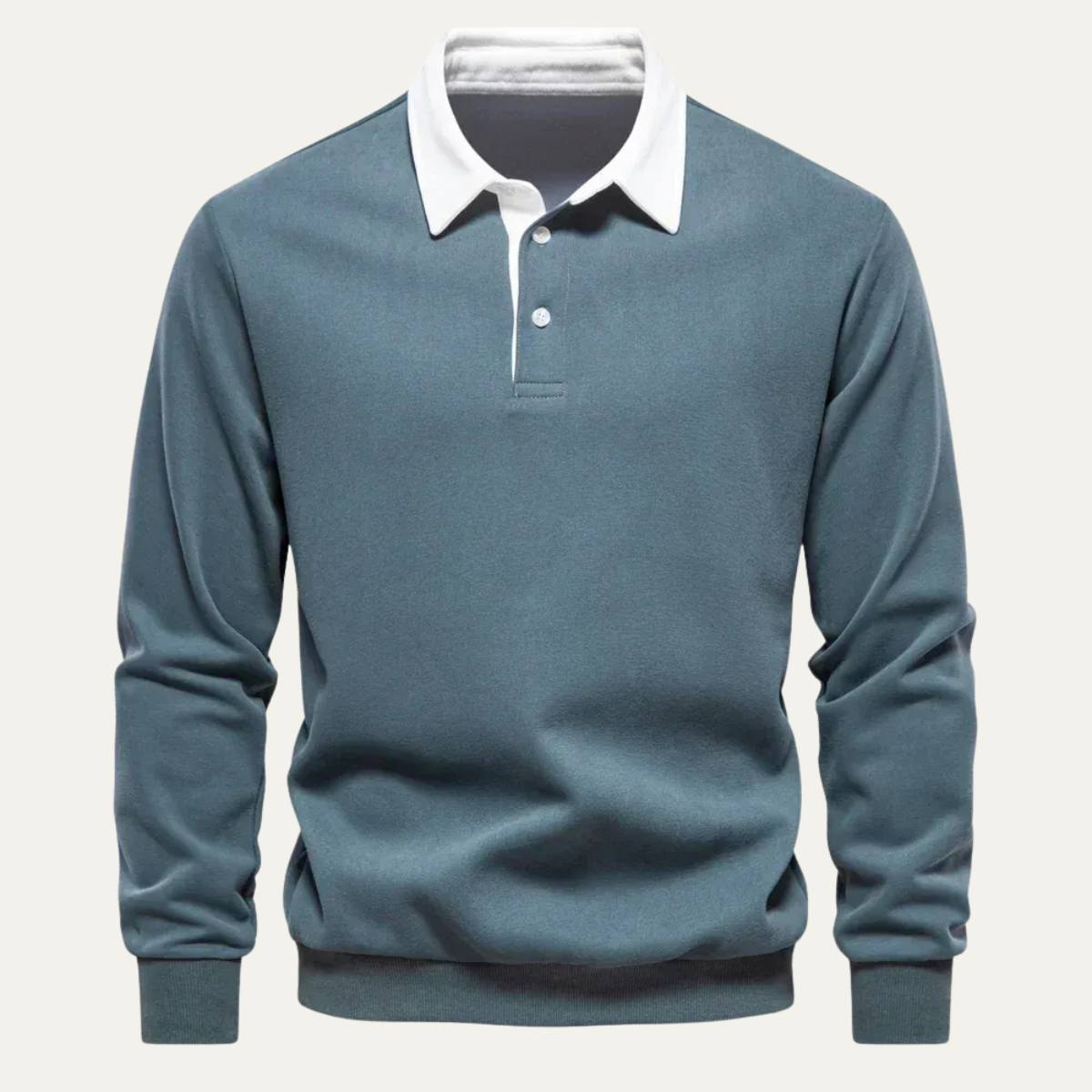 The Chelsea Men’s Long Sleeve Polo – Classic Knit Shirt