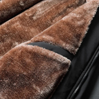 Men’s Fleece Lined Winter Jacket Waterproof Thermal Coat