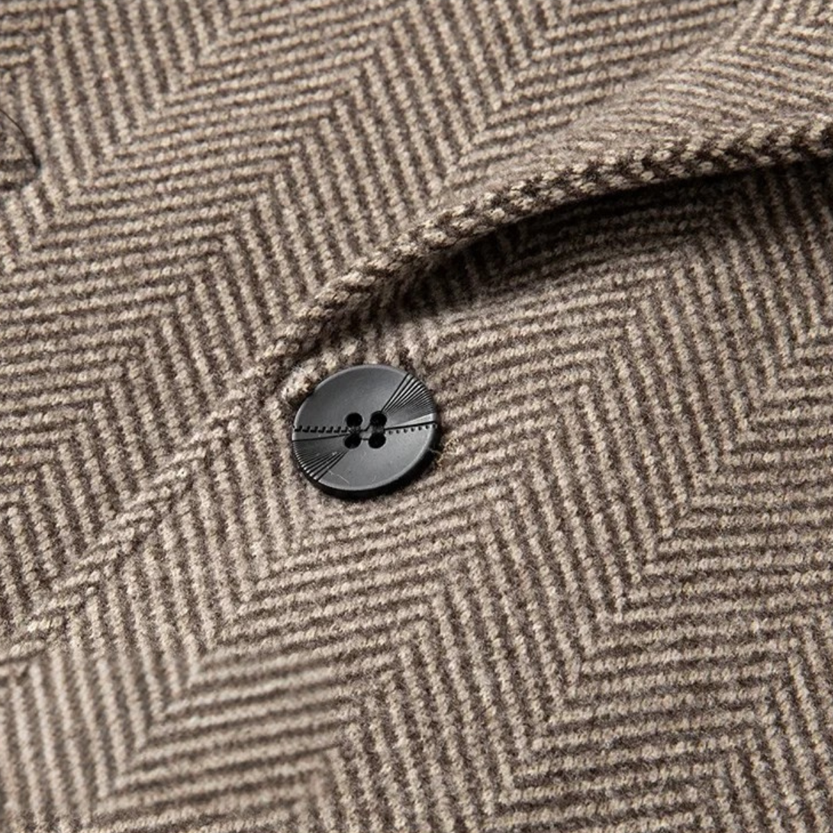 The Cambridge Trendy Slim Fit Wool Blend Overcoat for Men