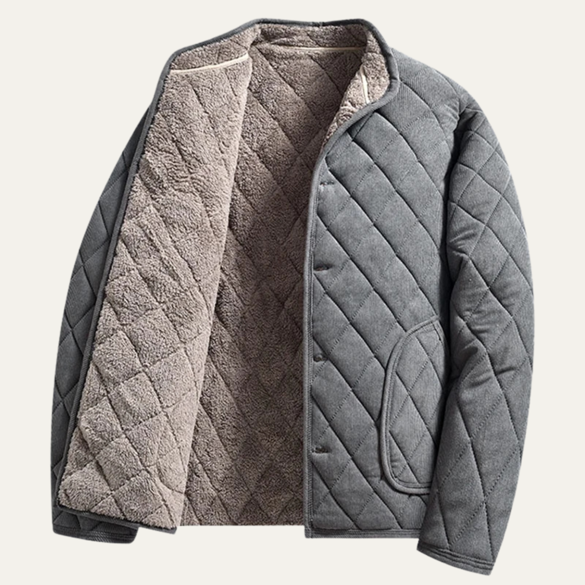 The Gerace Quilted Winter Fleece Lined Men’s Jacket