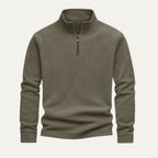 Men’s Fleece Quarter Zip Jumper Warm Winter Sweater