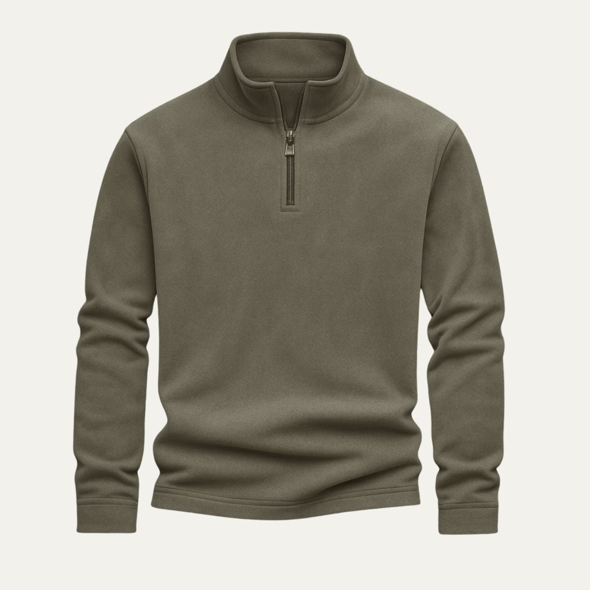 Men’s Fleece Quarter Zip Jumper Warm Winter Sweater
