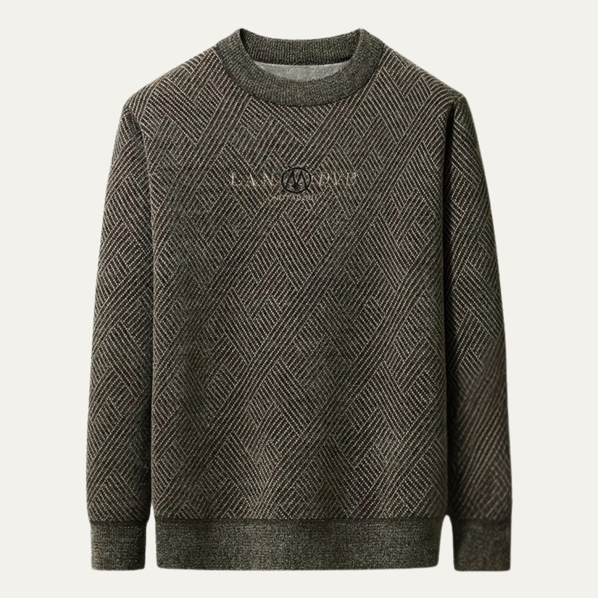 The Swansea Men's Winter Fleece Lined Velvet Jumper
