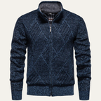 The Angera Casual Winter Knit Zip Up Men’s Jacket