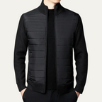 The Aberdeen Men's Quilted Knit Padded Zip Up Cardigan