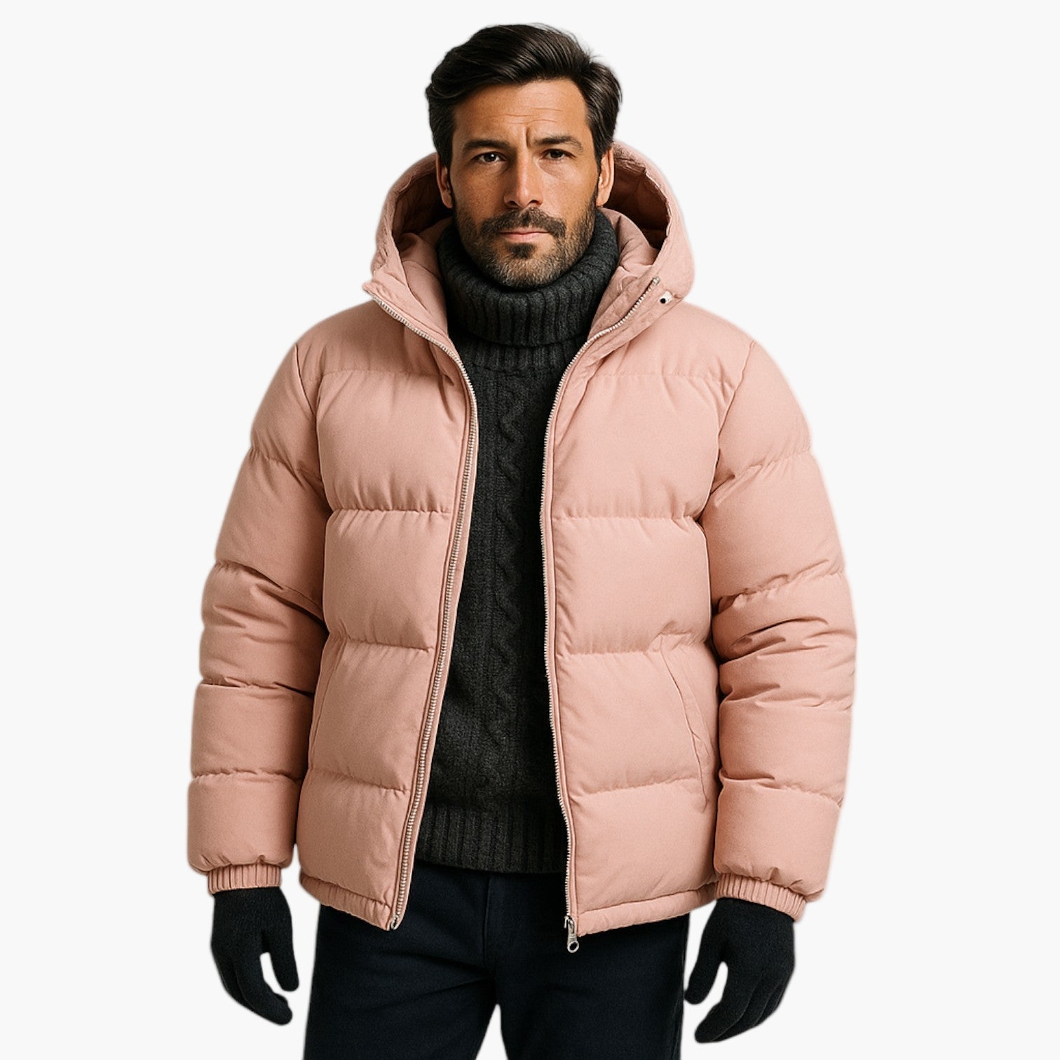 Jamie | Men’s Hooded Quilted Everyday Puffer Jacket