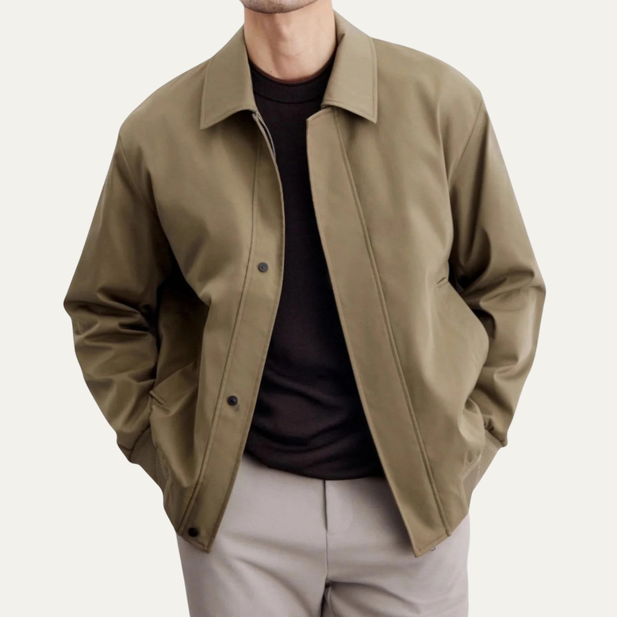 The Bologna Elegant Lightweight Autumn Coach Men's Jacket
