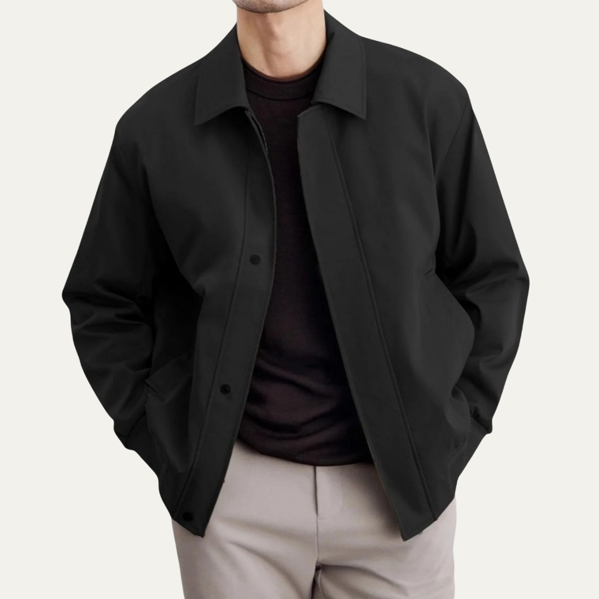 The Bologna Elegant Lightweight Autumn Coach Men's Jacket