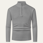 The Chester Men’s Elegant Wool Zip Knit Turtleneck Jumper