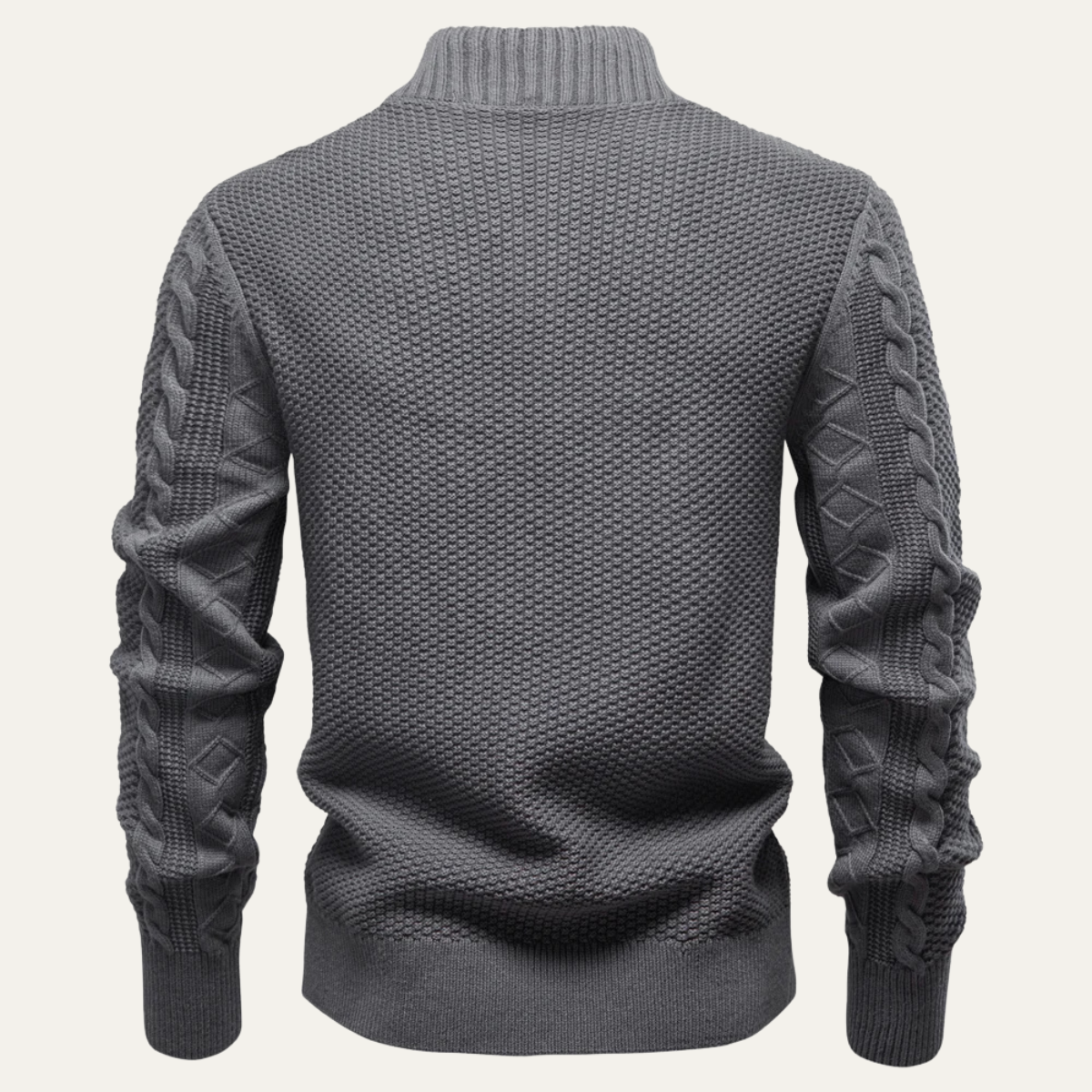 The Flintshire Stylish Full Zip Warm Knitted Men's Jacket