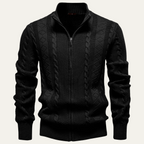 The Flintshire Stylish Full Zip Warm Knitted Men's Jacket
