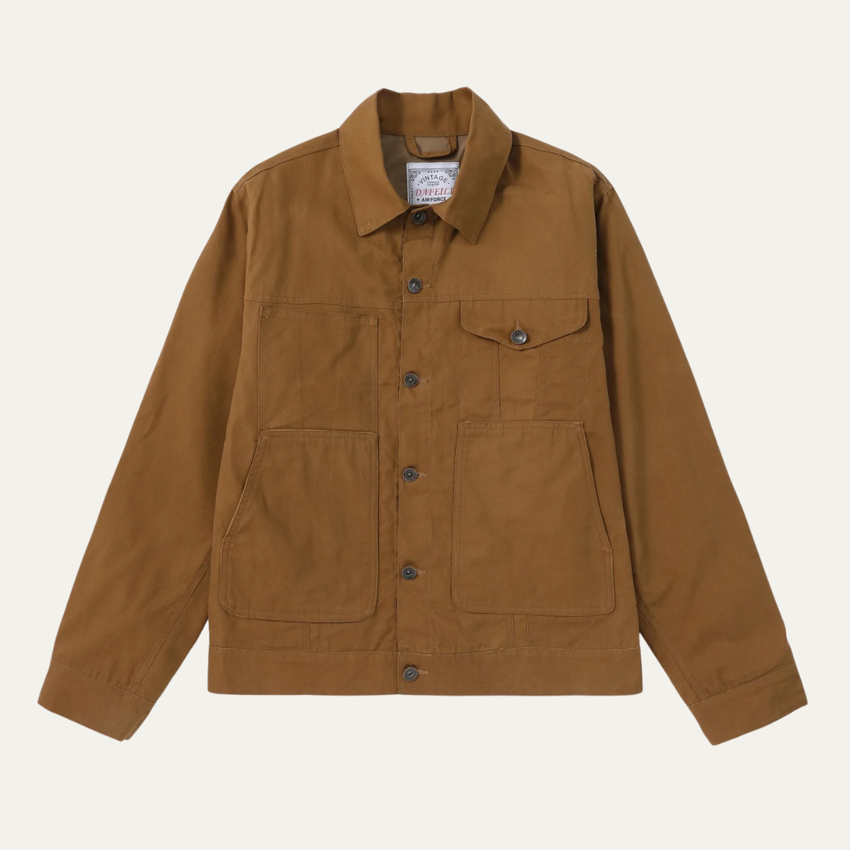 The Arcachon Vintage Waxed Canvas Work Cruiser Men’s Jacket