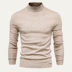 The Caernarfon Men's Slim Fit Turtleneck Casual Jumper