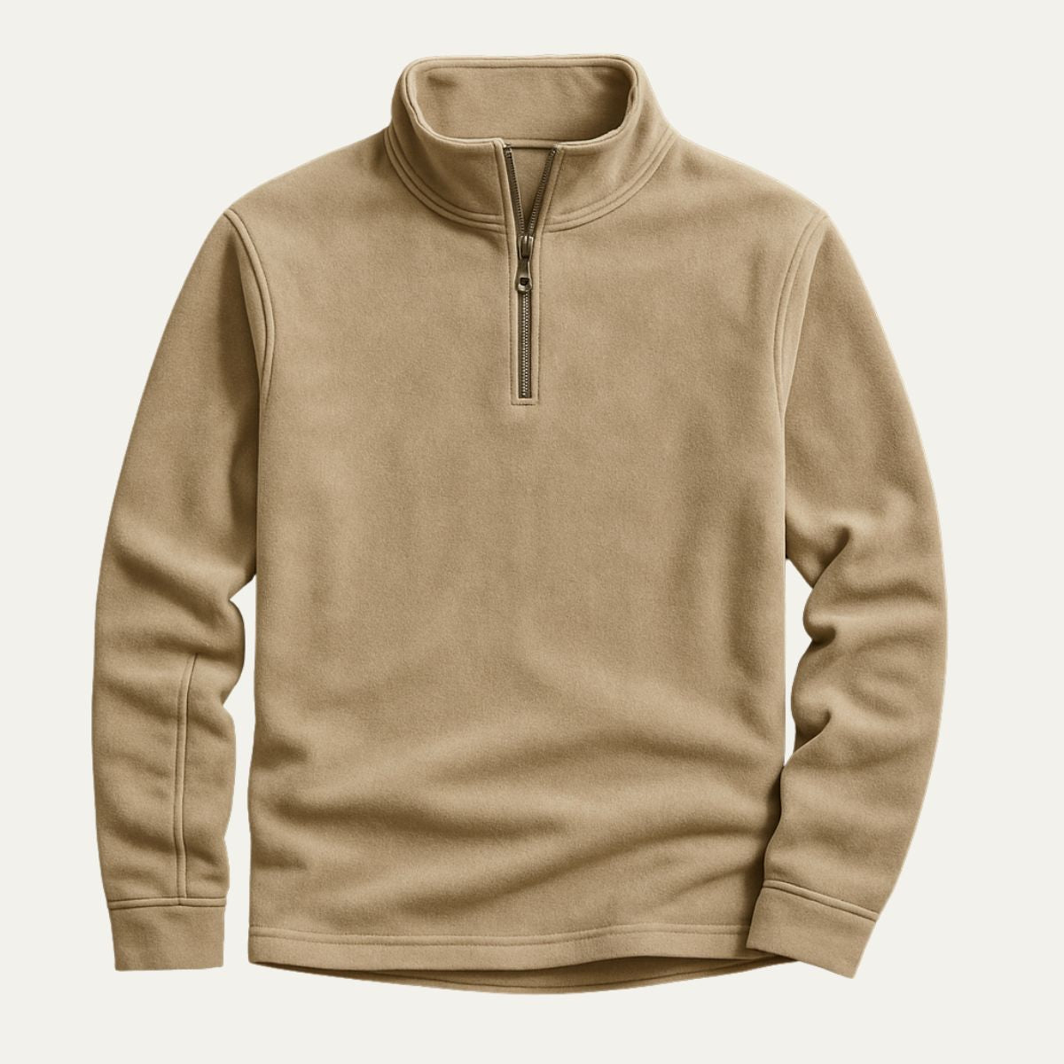 Men’s Fleece Quarter Zip Jumper Warm Winter Sweater