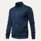 The Carmarthen  Zip Up Casual Cotton Men's Jacket with Pockets