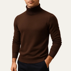 The Banbury Men's Classic Turtleneck Knit Sweater