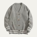 The Greenwich Men’s Button Up Streetwear V Neck Knitted Cardigan