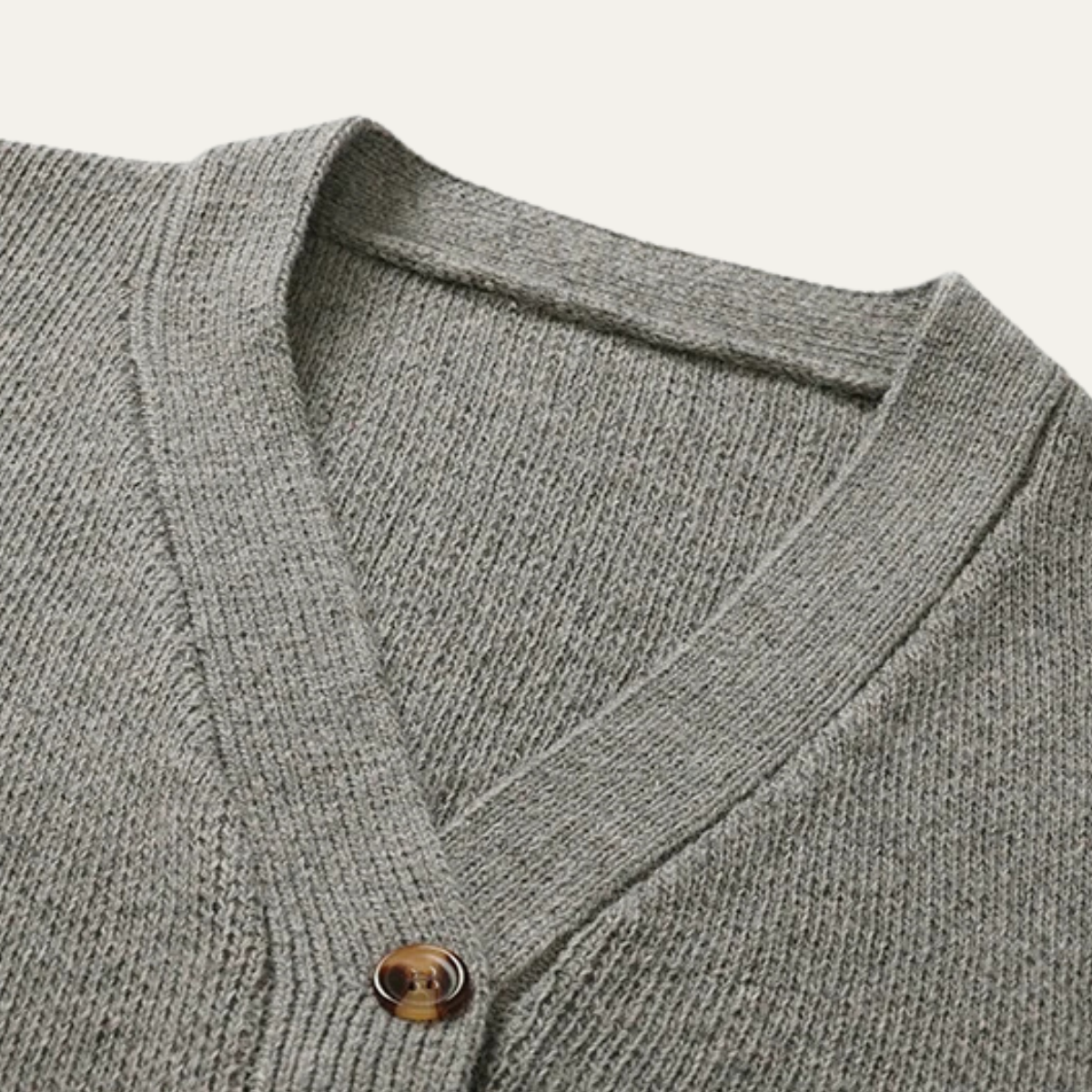 The Greenwich Men’s Button Up Streetwear V Neck Knitted Cardigan