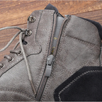 Men’s Premium Vintage Leather Boots Classic Lace Up Ankle Design