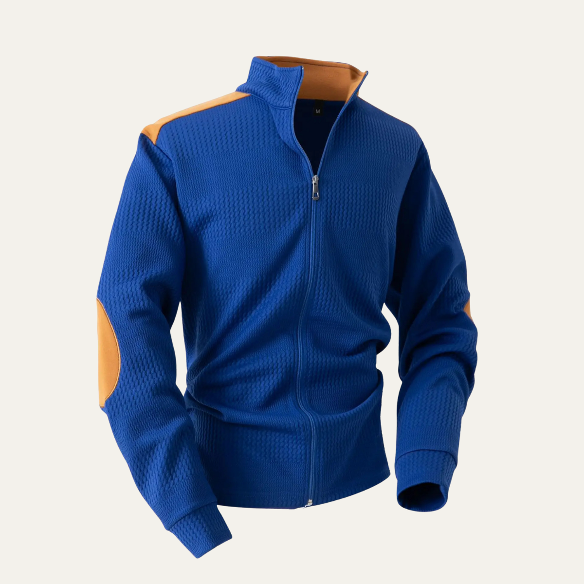 The Locorotondo Lightweight Zip Up Stand Collar Knit Men’s Jacket