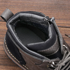 Men’s Premium Vintage Leather Boots Classic Lace Up Ankle Design