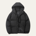 Men’s Hooded Puffer Jacket Winter Warm Quilted Coat