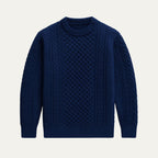 The Donegal Cable Knit Crew Neck Jumper for Men