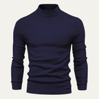 The Caernarfon Men's Slim Fit Turtleneck Casual Jumper