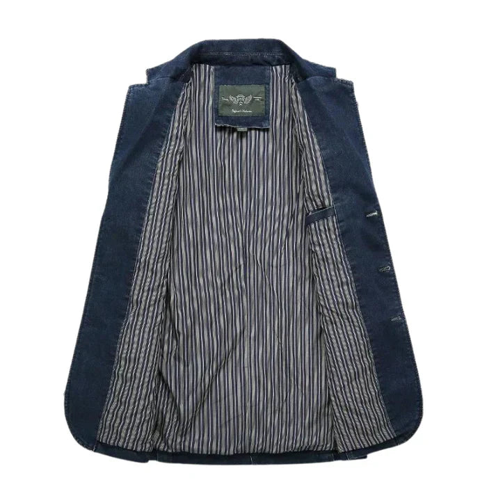 Victor | Men’s Trendy Formal Casual Denim Blazer