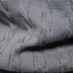 The Derby Men’s Casual Embroidered Crew Neck Cable Knit Jumper