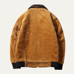 The Manarola Corduroy Thermal Men’s Jacket with Fur Collar