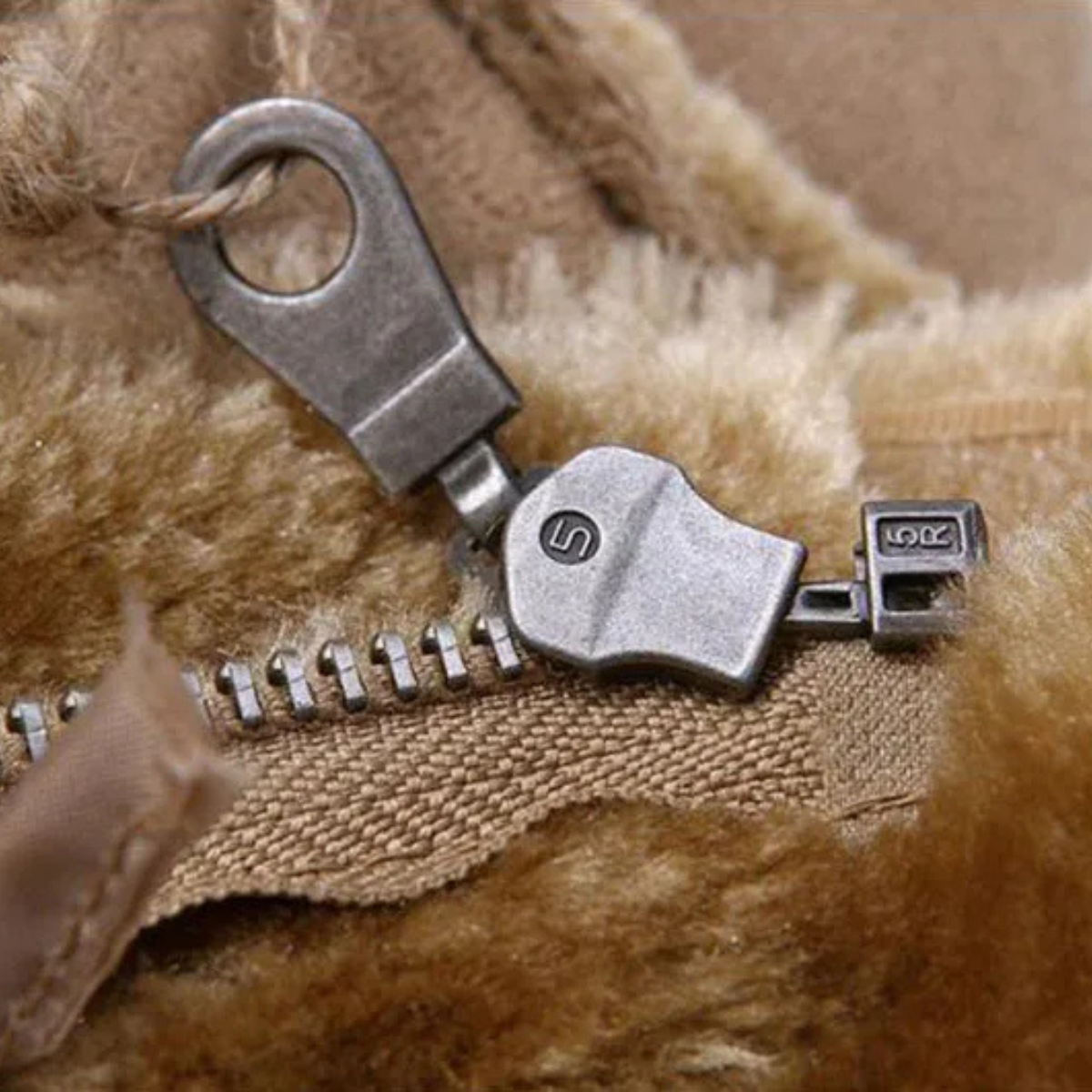 The Castelrotto Shearling Lined Suede Men’s Leather Jacket