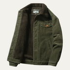 Men’s Corduroy Sherpa Lined Jacket Warm Winter Coat