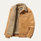 Men’s Corduroy Sherpa Lined Jacket Warm Winter Coat