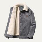 Men’s Corduroy Sherpa Lined Jacket Warm Winter Coat