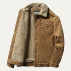 Men’s Corduroy Sherpa Lined Jacket Warm Winter Coat