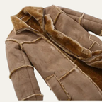 The Castelrotto Shearling Lined Suede Men’s Leather Jacket